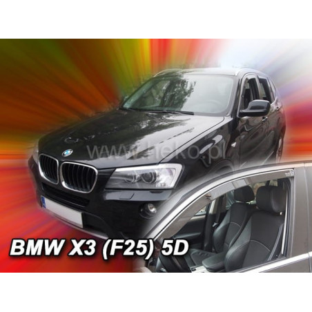 CARENADOS BMW X3 (F25) 5D 2010_2017 (SÓLO DEFLECTORES FRONTALES)
