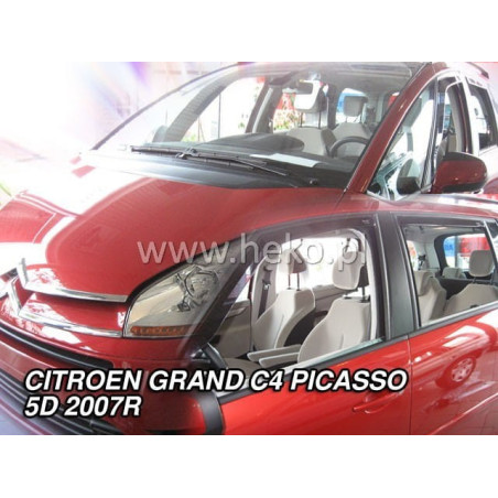 CITROEN C4 GRAND PICASSO MK1 5D FAIRINGS (REAR DEFLECTORS AS A SET) 2007-2013