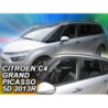 CITROEN C4 GRAND PICASSO MK2 5D FAIRINGS (REAR DEFLECTORS AS A SET) SPACE TOURER 2013