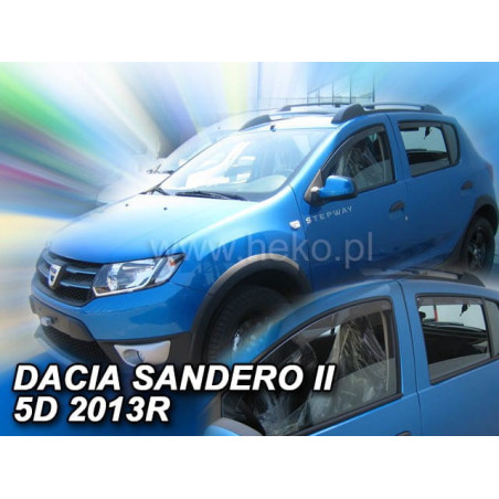CARENADOS DACIA SANDERO II (SÓLO DEFLECTORES FRONTALES)