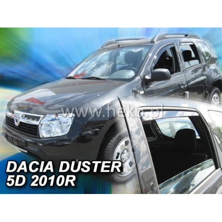 DACIA DUSTER I 5D FAIRINGS (REAR DEFLECTORS AS A SET) 2010-2018