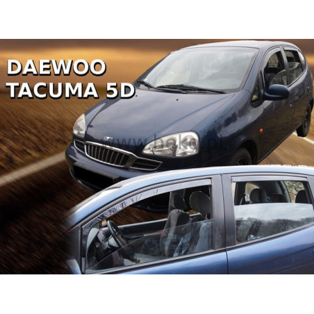 DAEWOO TACUMA / REZZO 5D 2001- FAIRINGS (REAR DEFLECTORS AS A SET)