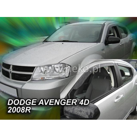 DODGE AVENGER 4D FAIRINGS (REAR DEFLECTORS ASSEMBLY) 2007-2014