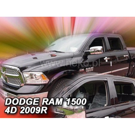 CARENADOS DODGE RAM 1500 IV 4D 2009-2018 (DEFLECTORES POSTERIORES EN CONJUNTO)