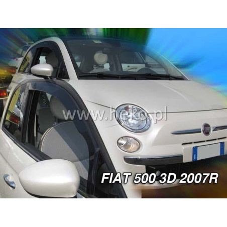 CARENADOS FIAT 500 3D 2007 (SÓLO DEFLECTORES FRONTALES)