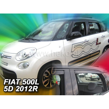 FIAT 500L 5D FAIRINGS (REAR DEFLECTORS AS A SET) 2012
