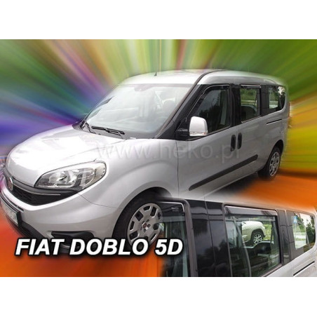 FAIRINGS FIAT DOBLO 5D 2010- (REAR DEFLECTORS AS A SET)