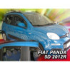 FIAT PANDA III 5D FAIRINGS (REAR DEFLECTORS AS A SET) 2012