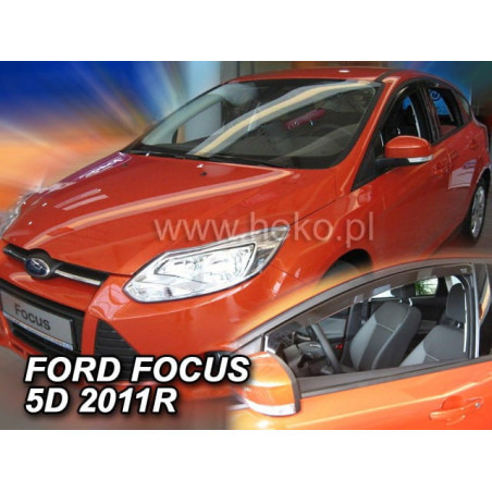 FORD FOCUS III 4|5D 2011_2018 FAIRINGS (ONLY FRONT DEFLECTORS)