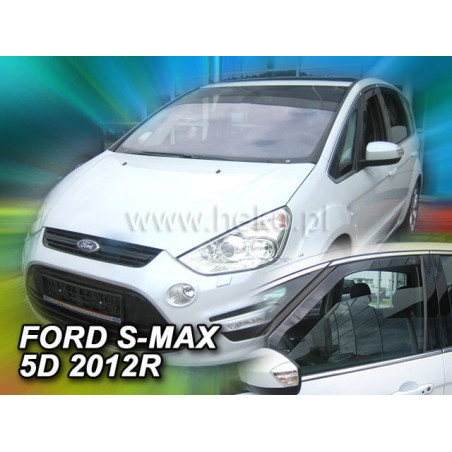 FORD S_MAX I 5D FAIRINGS (AFTER FACELIFT) 2010_2014 (FRONT DEFLECTORS ONLY)