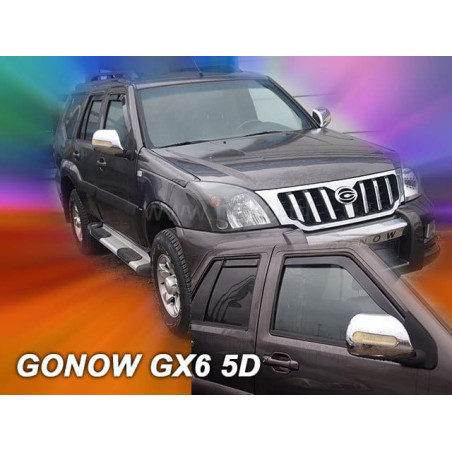 CARENADOS GONOW GX 6 5D 2006-(DEFLECTORES POSTERIORES EN CONJUNTO)