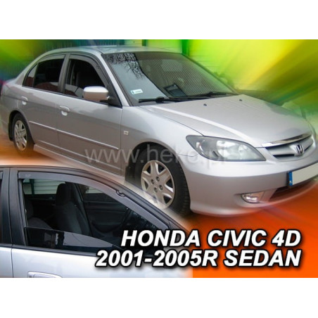 HONDA CIVIC VII 4D SEDAN 2001-2005 FAIRINGS (ONLY FRONT DEFLECTORS)