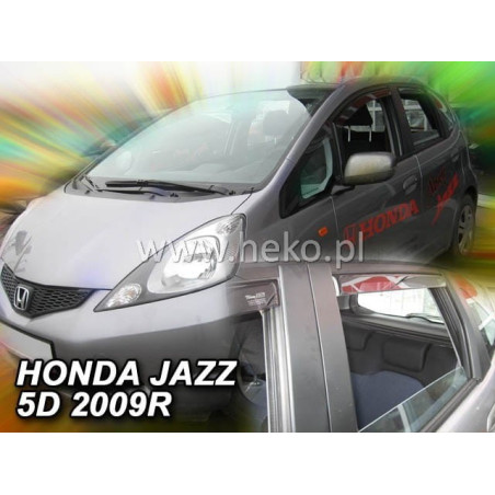 HONDA JAZZ II 5D FAIRINGS (REAR DEFLECTORS AS A SET) 2007_2014