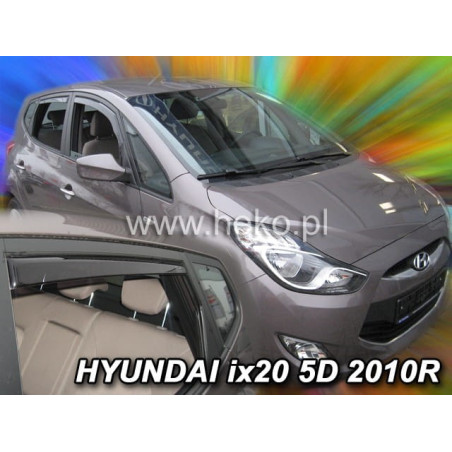 HYUNDAI IX 20 5D FAIRINGS (REAR DEFLECTORS AS A SET) 2010_2019