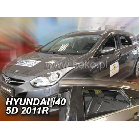 HYUNDAI I40 5D COMBI FAIRINGS (REAR DEFLECTORS AS A SET) 2011_2019