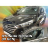 HYUNDAI TUCSON III 5D 2015-2020 DEFLECTORS (ONLY FRONT DEFLECTORS)