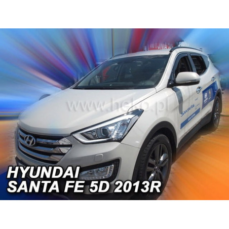 HYUNDAI SANTA FE III 5D FAIRINGS (REAR DEFLECTORS AS A SET) 2012_2018
