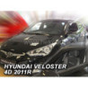 HYUNDAI VELOSTER 4D 2011 FAIRINGS (FRONT DEFLECTORS ONLY)