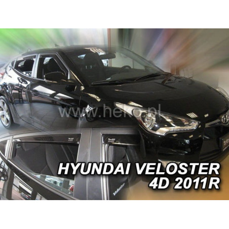 CARENADOS HYUNDAI VELOSTER 4D (DEFLECTORES POSTERIORES EN CONJUNTO) 2011