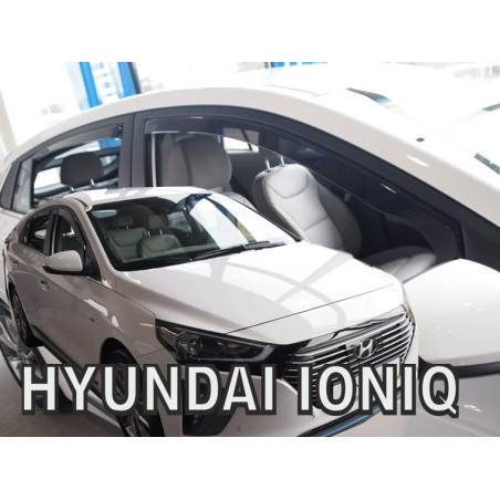 DEFLECTORS HYUNDAI IONIQ 5D 2017-(REAR DEFLECTORS AS A SET)