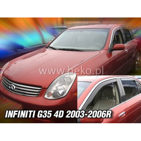 CARENADOS INFINITI G_35 4D 2003_2006 (SÓLO DEFLECTORES FRONTALES)
