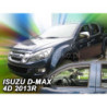 CARENADOS ISUZU D_MAX 2|4D (II GEN.) 2012_2019 (SÓLO DEFLECTORES FRONTALES)