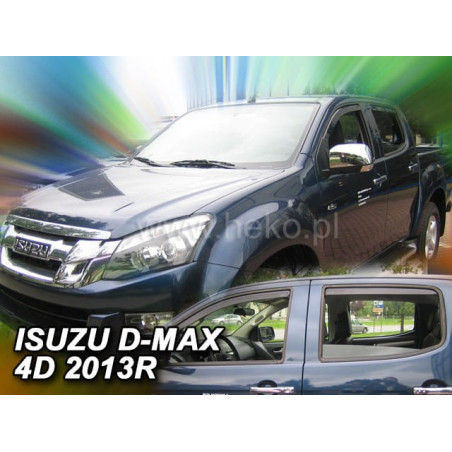 ISUZU D_MAX 4D FAIRINGS (REAR DEFLECTORS AS A SET) (II GEN.) 2012_2019