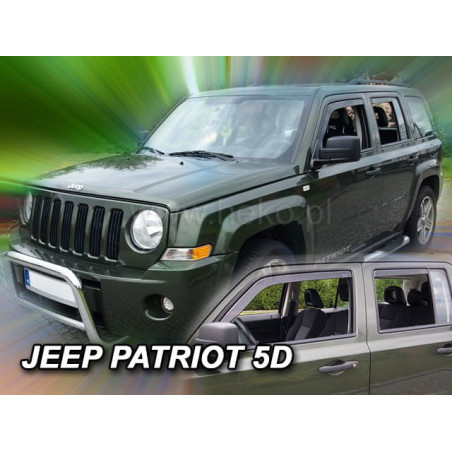 FAIRINGS JEEP PATRIOT 5D 2006-2017 (REAR DEFLECTORS AS A SET)