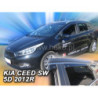KIA CEE`D II 5D FAIRINGS (REAR DEFLECTORS AS A SET) SW 2012_2018