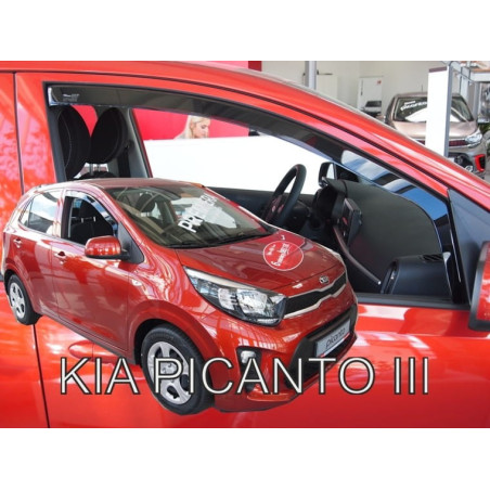 FAIRINGS KIA PICANTO III 5D 2017-(FRONT DEFLECTORS ONLY)