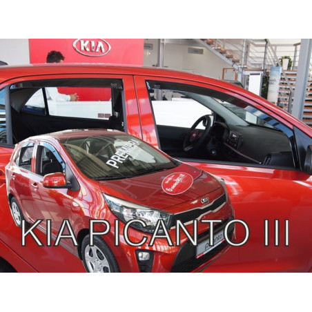 CARENADOS KIA PICANTO III 5D 2017- (DEFLECTORES POSTERIORES EN CONJUNTO)