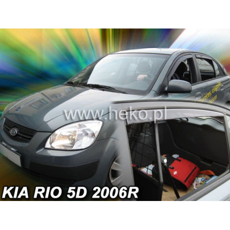 CARENADOS KIA RIO II 5D (DEFLECTORES POSTERIORES EN CONJUNTO) 2005_2011
