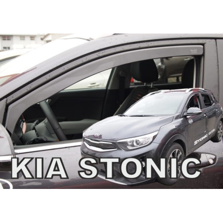KIA STONIC 5D 2017- FAIRINGS (ONLY FRONT DEFLECTORS)