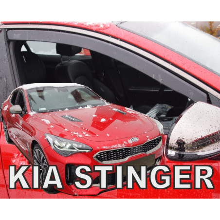 KIA STINGER 5D FAIRINGS 2017- (FRONT DEFLECTORS ONLY)