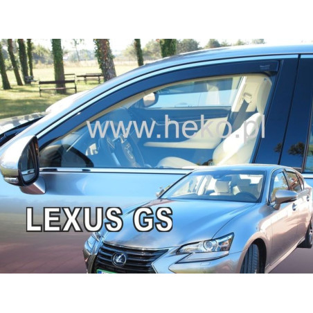 LEXUS GS IV 4D FAIRINGS 2012-2020 (FRONT DEFLECTORS ONLY)