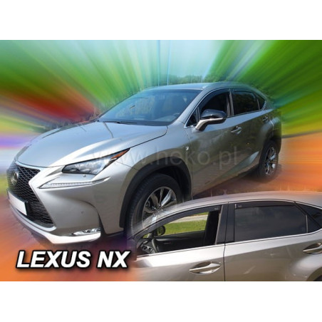 LEXUS NX 5D FAIRINGS 2014- (REAR DEFLECTORS AS A SET)