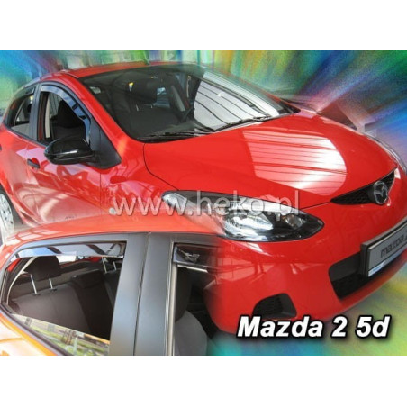 MAZDA 2 III 5D FAIRINGS (REAR DEFLECTORS ASSEMBLY) 2009_2014