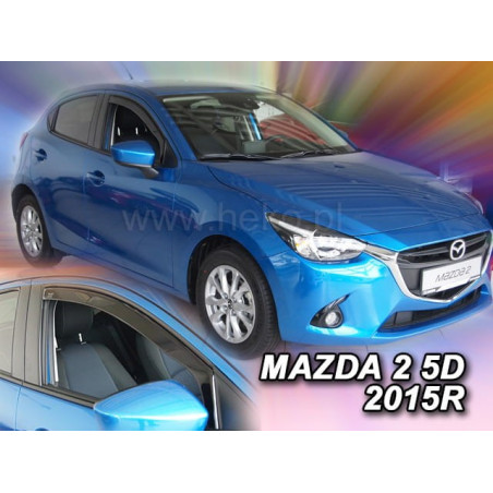 FAIRINGS MAZDA 2 IV 5D 2014- (FRONT DEFLECTORS ONLY)