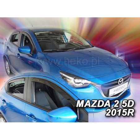 CARENADOS MAZDA 2 IV 5D 2014-(DEFLECTORES POSTERIORES EN CONJUNTO)
