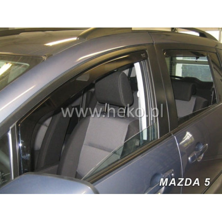 FAIRINGS MAZDA 5 I|II 5D 2006_2018 (FRONT DEFLECTORS ONLY)
