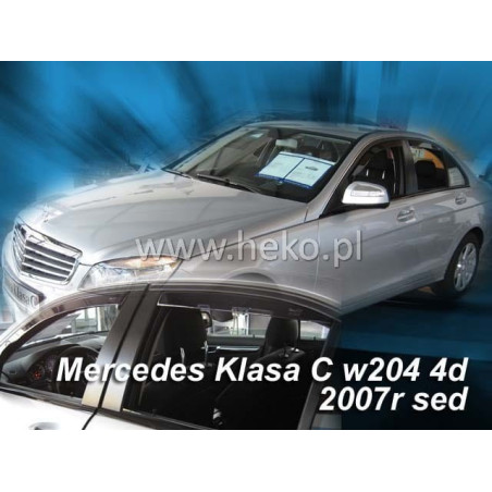 MERCEDES CLASSIC W204 4D FAIRINGS (REAR DEFLECTORS AS A SET) SED 2007-2014