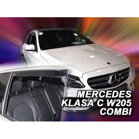 FAIRINGS MERCEDES C W205 5D 2014- COMBI (REAR DEFLECTORS AS A SET)