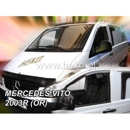 CARENADOS MERCEDES VITO | VIANO II W639 4D | 5D (PEGADOS EN EL MARCO) (SÓLO DEFLECTORES FRONTALES) 2003