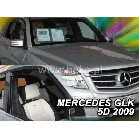 MERCEDES GLK X204 5D 2008 FAIRINGS (FRONT DEFLECTORS ONLY)