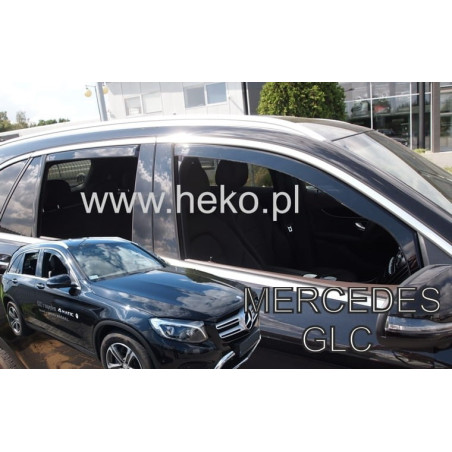 MERCEDES GLC X253 SUV 5D 2016- FAIRINGS (REAR DEFLECTORS AS A SET)