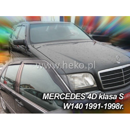 MERCEDES KLASA S W140 4D FAIRINGS (GLUED ON THE FRAME) (FRONT DEFLECTORS ONLY) 1991_1998