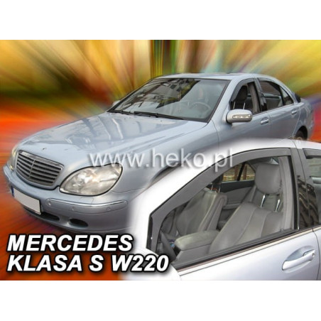 FAIRINGS MERCEDES KLASA S W220 4|5D 1999_2005 (FRONT DEFLECTORS ONLY)