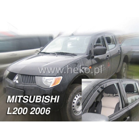 CARENADOS MITSUBISHI L_200 (IV GEN) 4D (DOUBLE CAB) (DEFLECTORES POSTERIORES EN CONJUNTO) 2006_2016