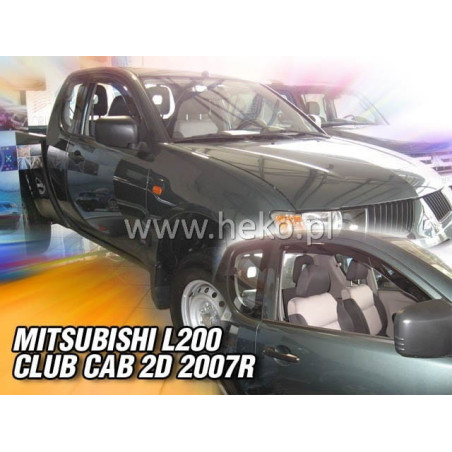 CARENADOS MITSUBISHI L_200 (IV GEN) 2D (CLUB CAB) 2006_2017 (SÓLO DEFLECTORES FRONTALES)