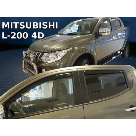 CARENADOS MITSUBISHI L-200 V/VI DOUBLE CAB 4D 2015-(DEFLECTORES POSTERIORES EN CONJUNTO)